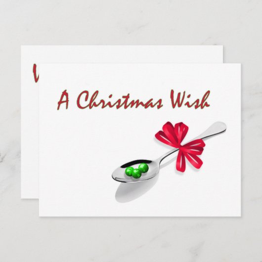 世界平和クリスマスポストカード シーズンポストカード (正面/裏面)