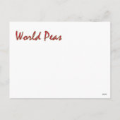 世界平和クリスマスポストカード シーズンポストカード (裏面)