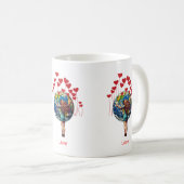 世界平和コーヒーマグ コーヒーマグカップ (正面右)