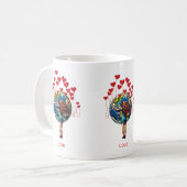 世界平和コーヒーマグ コーヒーマグカップ (正面左)