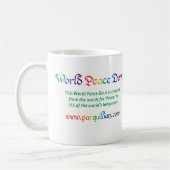 世界平和ドーヴマグ コーヒーマグカップ (左)
