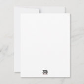 世界平和ノートカード ノートカード (裏面)