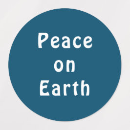 世界平和ミニマリストブルーラベル ラベル