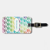 世界平和モノグラム ラゲッジタグ (正面横)