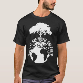 世界平和地球の平和と愛 Tシャツ