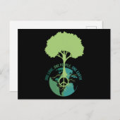 世界平和標識ツリーアース ポストカード (正面/裏面)