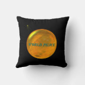 世界平和装飾用クッション クッション (裏面)