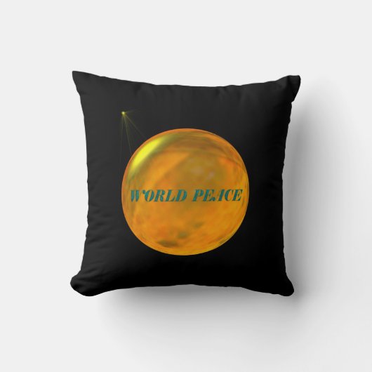 世界平和装飾用クッション クッション (正面)