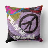 世界平和装飾用クッション クッション (裏面)