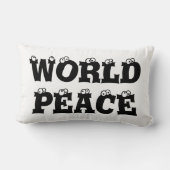 世界平和装飾用クッション ランバークッション (裏面)