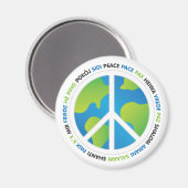 世界平和言語 マグネット (正面/裏面)