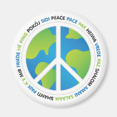 世界平和言語 マグネット (正面)