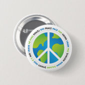 世界平和言語 缶バッジ (正面&裏面)