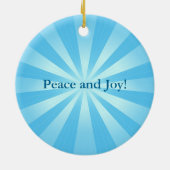 世界平和金ゴールドオーナメント セラミックオーナメント (裏面)