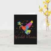 世界平和 カード (黄色い花)