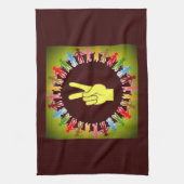 世界平和 キッチンタオル (縦)