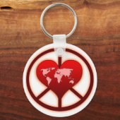 世界平和 キーホルダー (正面)