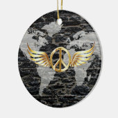 世界平和 セラミックオーナメント (左)