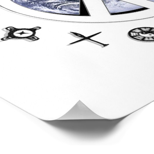 世界平和 ポスター (角)