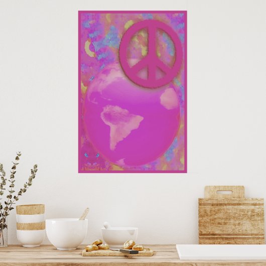 世界平和 ポスター (キッチン)