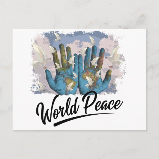 世界平和 ポストカード (正面)