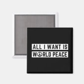 世界平和 マグネット (正面/裏面)