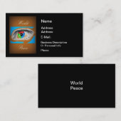 世界平和 名刺 (正面/裏面)