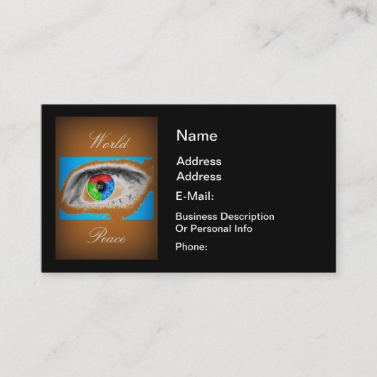 世界平和 名刺 (正面)