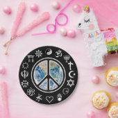 世界平和 – 地球の平和 ペーパープレート (パーティー)