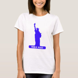 世界平和 自由の女神 Tシャツ