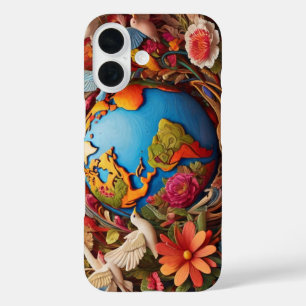 世界平和 iPhone 16ケース