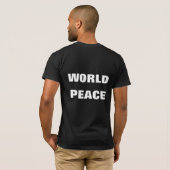 世界平和Tシャツ Tシャツ (裏面フル)