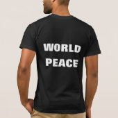 世界平和Tシャツ Tシャツ (裏面)