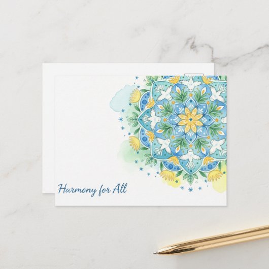 世界平国際的和 ポストカード (正面/裏面インサイチュ)