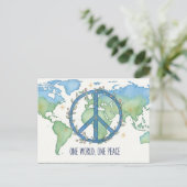 世界平国際的和 ポストカード (スタンド正面)