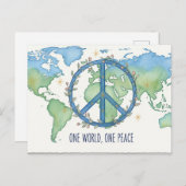 世界平国際的和 ポストカード (正面/裏面)