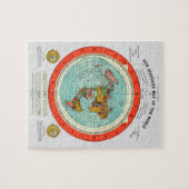 世界平地の地球の新しい標準地図 ジグソーパズル (横)