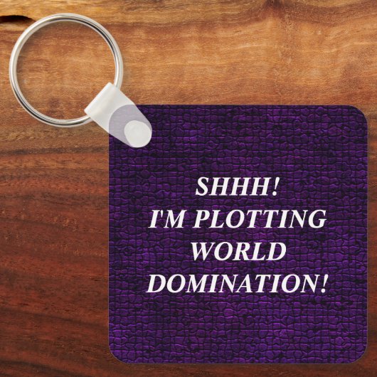 世界征服キーチェーン キーホルダー (正面)