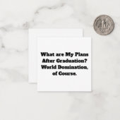 世界征服ノートカード ノートカード (正面/裏面インサイチュ)