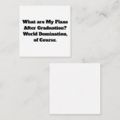 世界征服ノートカード ノートカード (正面/裏面)