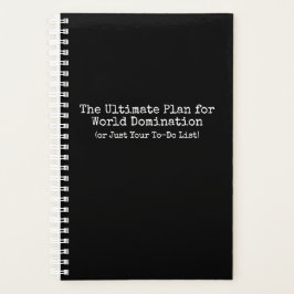 世界征服プランナー プランナー手帳
