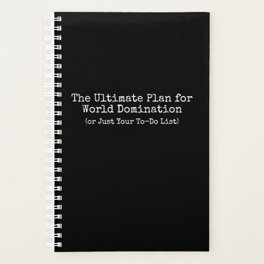 世界征服プランナー プランナー手帳 (正面)