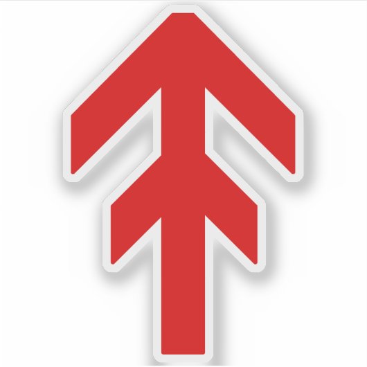 世界征服ルーン(赤) シール (正面)