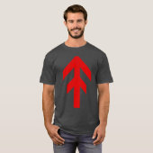 世界征服ルーン(赤) Tシャツ (正面フル)