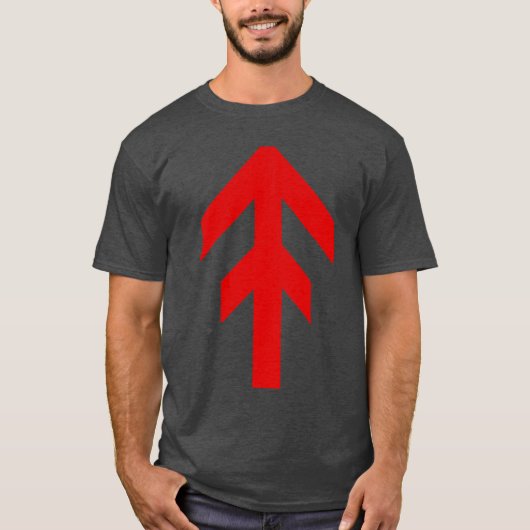 世界征服ルーン(赤) Tシャツ (正面)