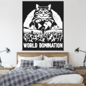 世界征服1 キャンバスプリント (インサイチュ (寝室))