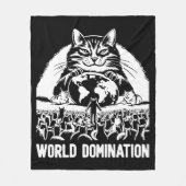 世界征服1 フリースブランケット (正面)