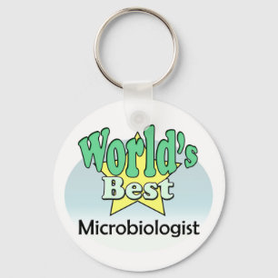 世界微生物学最高の者 キーホルダー