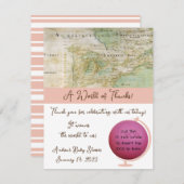 世界感謝してい!マップシャワーEOS Lip Balmのお気に入り エンクロージャーカード (正面/裏面)