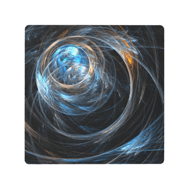 世界抽象芸術メタルウォールアート メタルプリント (正面)